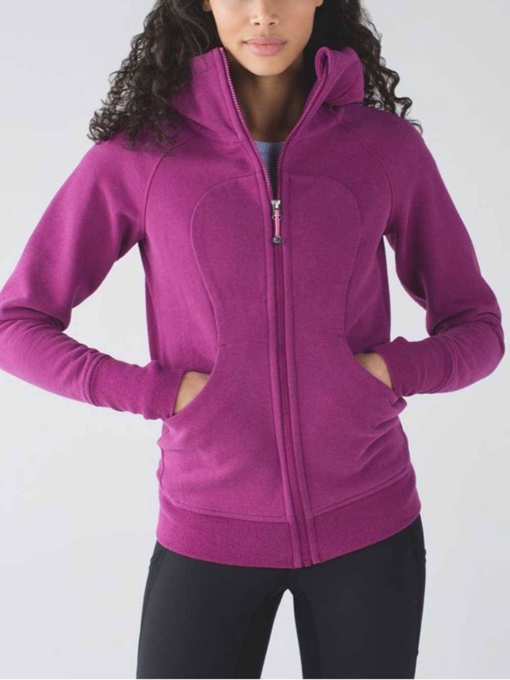 lululemon athletica Heathered Regal Plum Full-Zip Scuba Hoodie